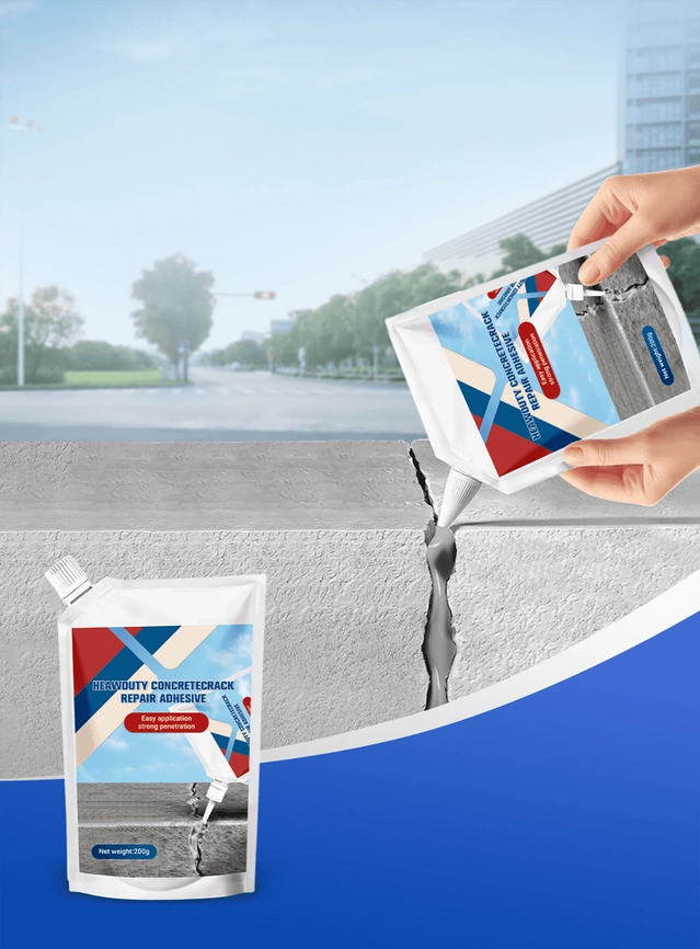 Heavy Duty Concrete Crack Repair Adhesive - Pack of 2